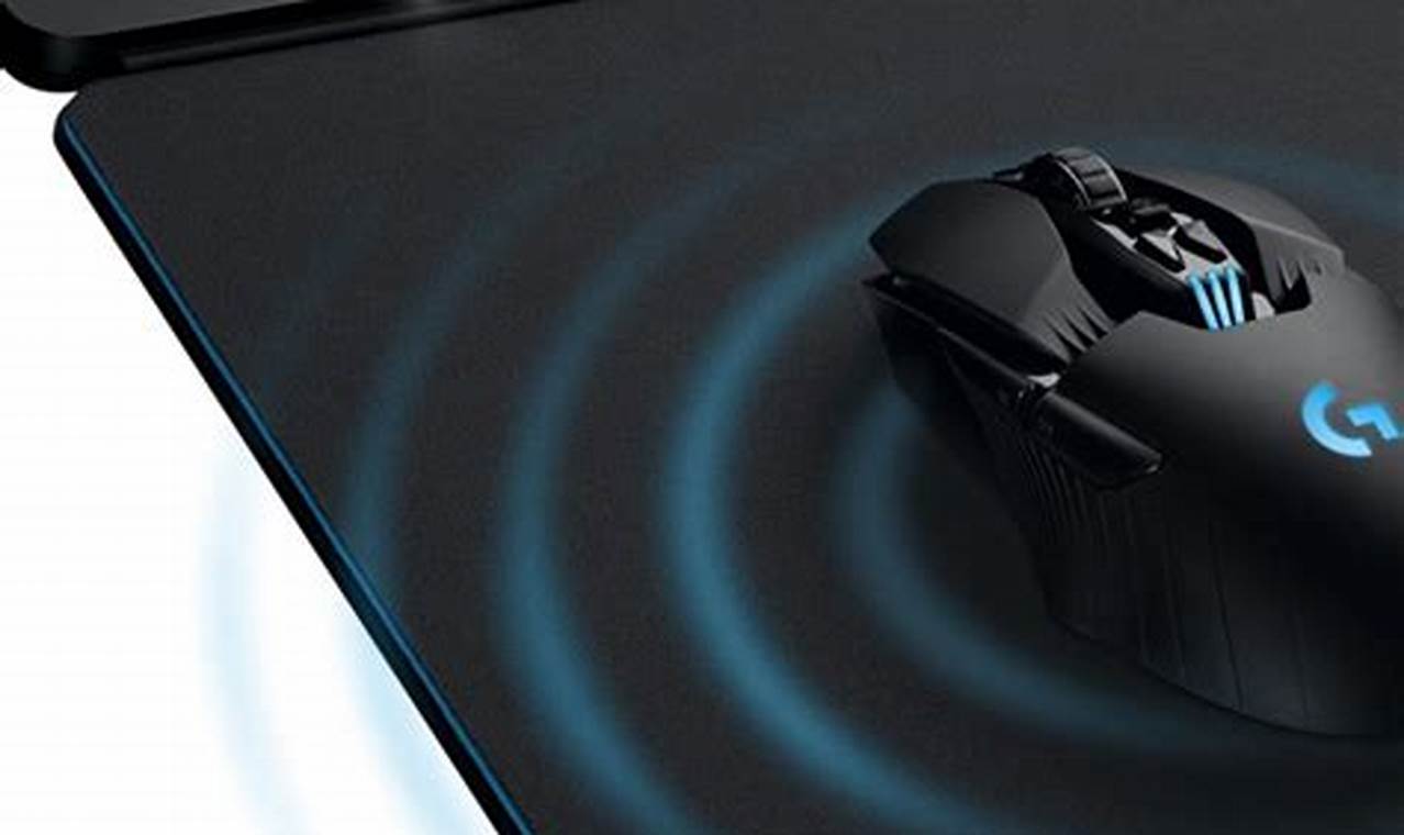wireless induction charging mousepad