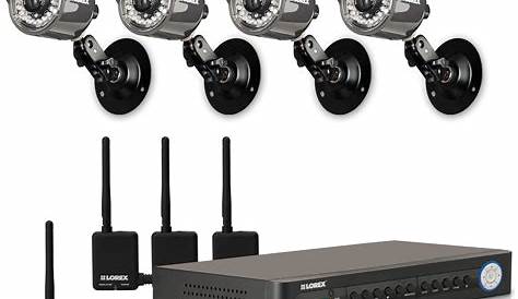 Wireless Security Camera System With 2 Outdoor 720p Wireless Cameras