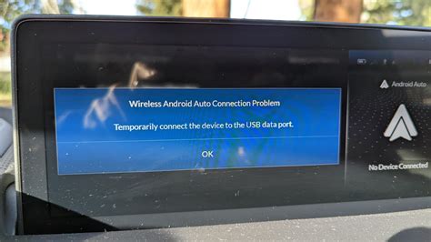wireless android auto connection problem