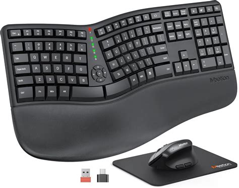 Wireless Keyboard And Vertical Mouse