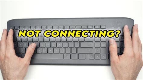 wireless keyboard not connecting to computer