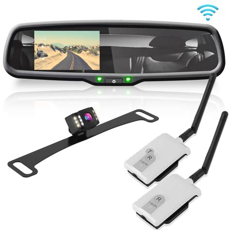 wireless mirror backup camera system