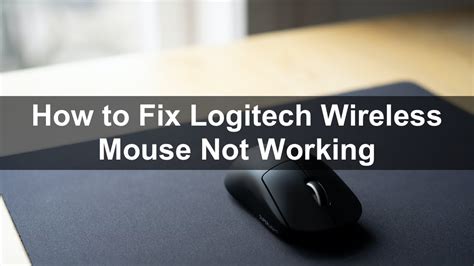 wireless mouse not working
