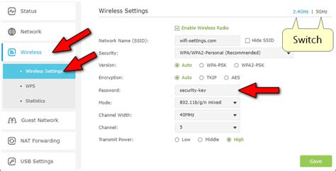 Wireless Network Key Tp Link