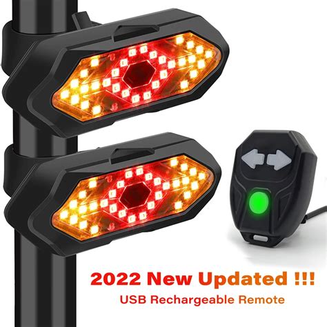 Wireless Remote Control Bike Lights