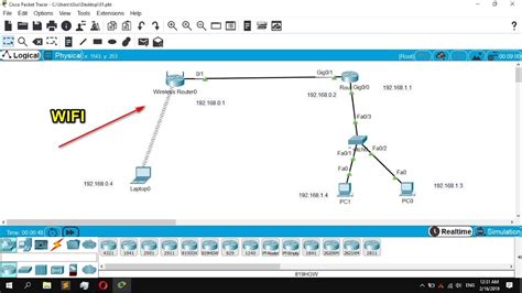 Wireless Router Packet Tracer