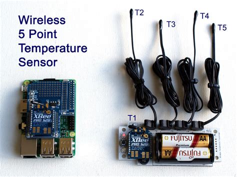 Wireless Temperature Sensor For Raspberry Pi