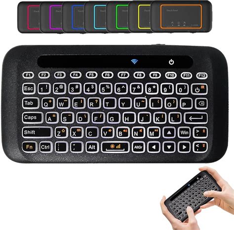 Adesso SlimTouch 4040 Wireless Illuminated Keyboard with Builtin Touchpad Black Walmart