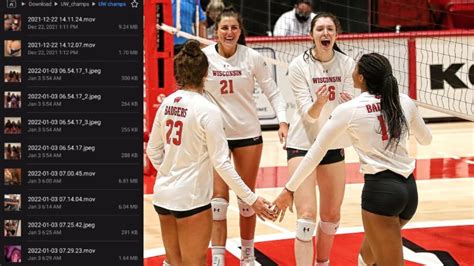 Wisconsin volleyball shows off new hardware