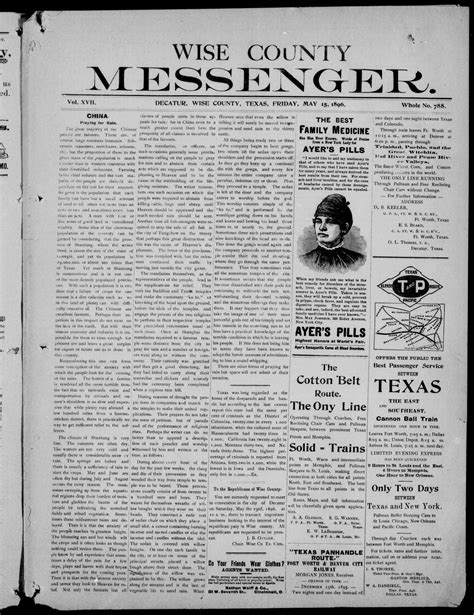 wise county messenger