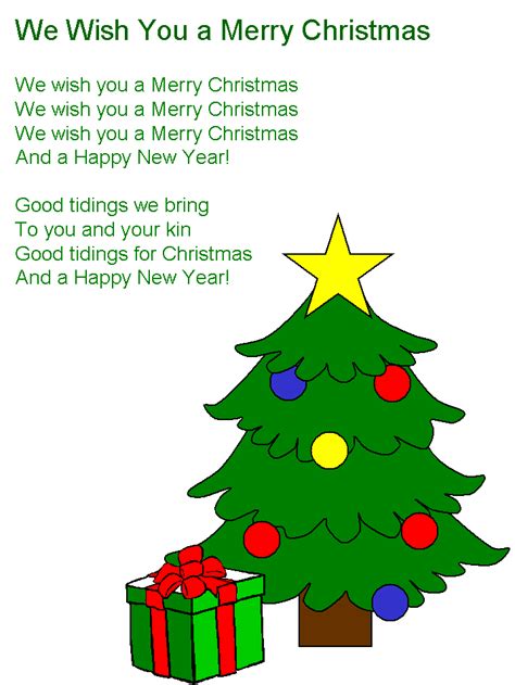Catholic Hymns, Song We Wish You A Merry Christmas lyrics and PDF