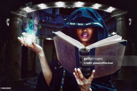 witch casting a spell