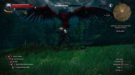 witcher 3 the creature from oxenfurt forest