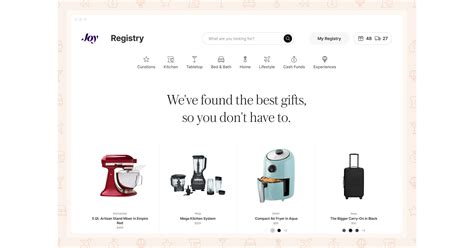 6+ With Joy Wedding Registry