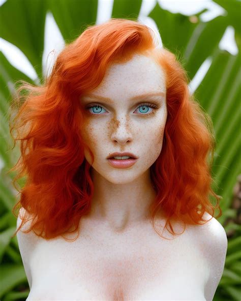 with redhead nude freckles