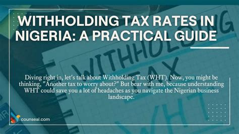 withholding tax percentage in nigeria