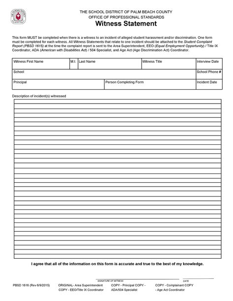 FREE 19+ Witness Statement Forms in PDF Ms Word