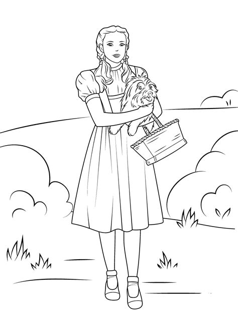 Wizard Of Oz Coloring Pages Free at Free printable colorings pages to print