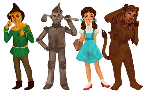 wizard of oz characters clipart