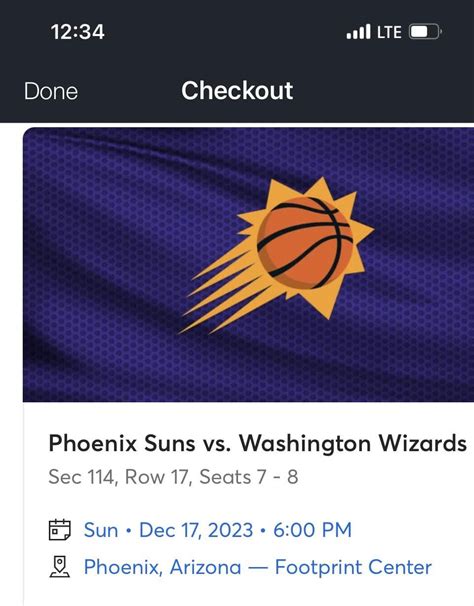 wizards vs suns tickets