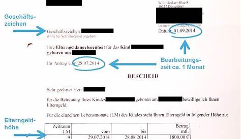 Elterngeldbescheid - Aufbau und Inhalte | DeinElterngeld.de