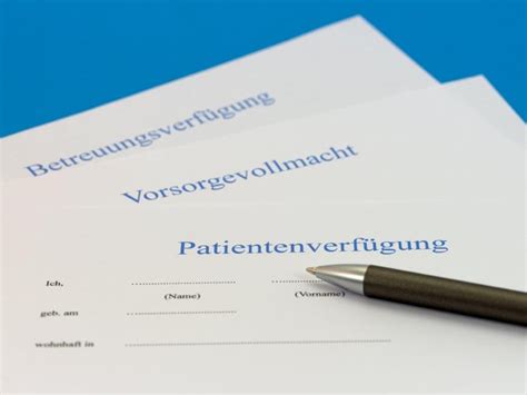 Patientenverfügung Vordruck 2022 Kostenlos Aok WebInformationspaket