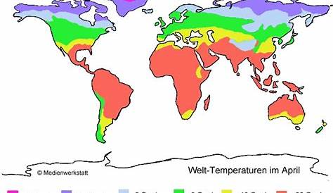 Welt-Temperaturen im Vergleich - Medienwerkstatt-Wissen © 2006-2024