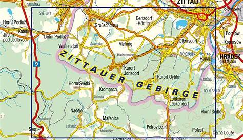 Góry Żytawskie/Zittauer Gebirge – mapa turystyczna – Mapy GPS sklep z