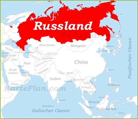 wo befindet sich russland