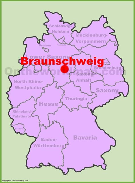 wo liegt braunschweig karte