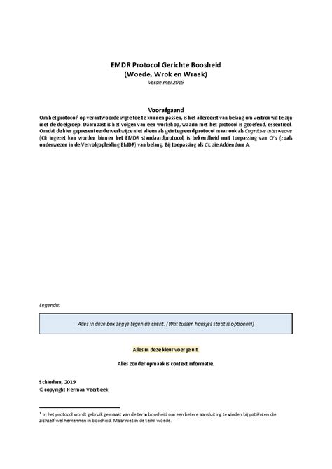 woede wraak protocol emdr