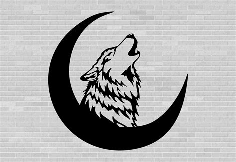 Wolf Stencil Free Vector cdr Download 3axis.co