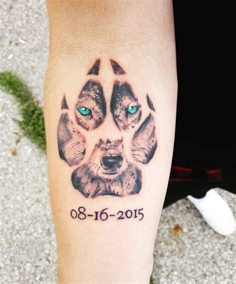 Pin by Skalli Judge on Tattoo Wolf paw tattoos, Pawprint tattoo, Paw