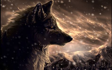Anime Wolf Wallpapers Wallpaper Cave