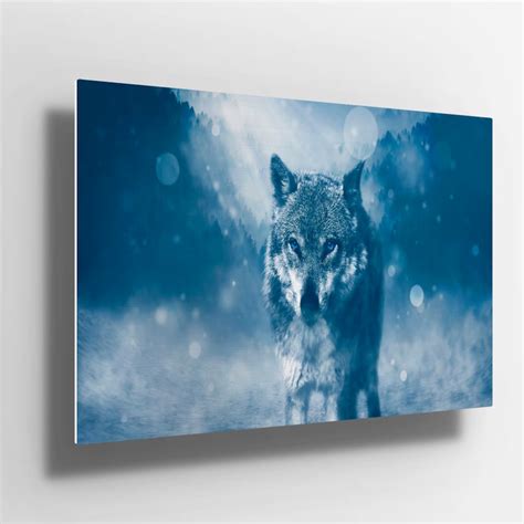 Abstract Wolf Art