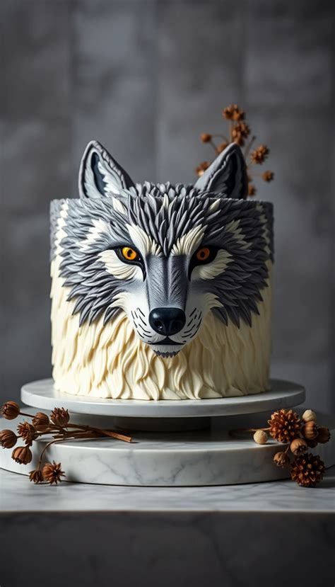 Wolf Cake Decorations