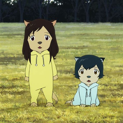 wolf children yuki gif