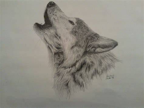 HOWLING WOLF by SMorrisonArt on DeviantArt