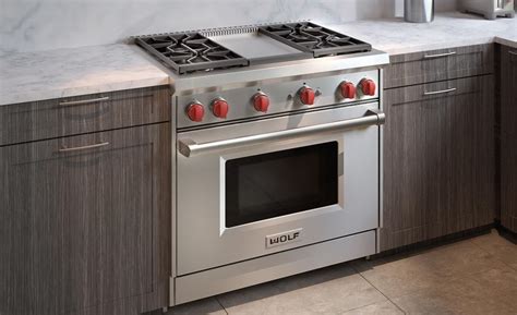 Wolf Gas Range With Griddle
