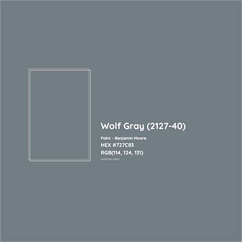wolf grey paint code
