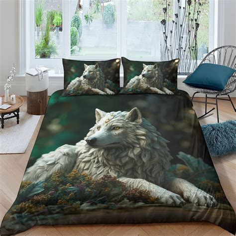 Wolf Print Bedspreads