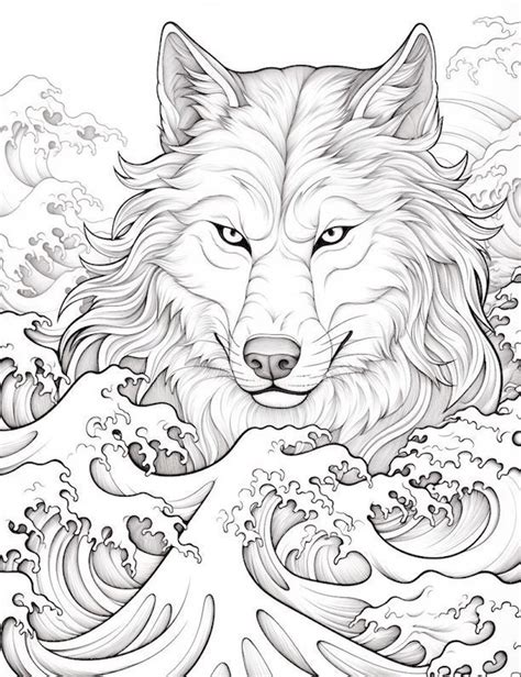 Wolf Vs Human Coloring Pages