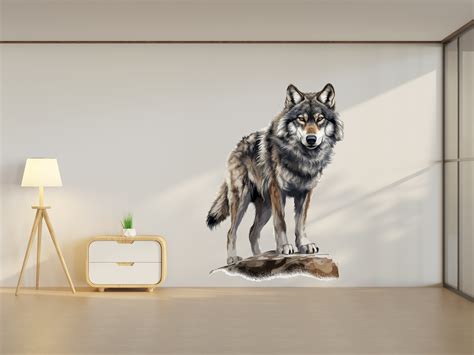 Wolf Wall Decal Art