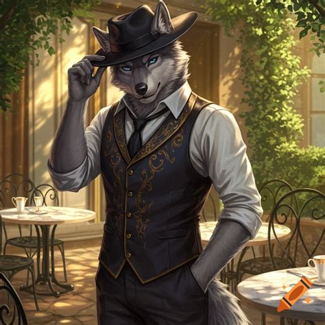 Wolf With Fedora