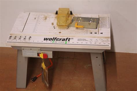 Wolfcraft 540 Router Table 403/4" Long 141/4" Wide 14" Tall Aluminum
