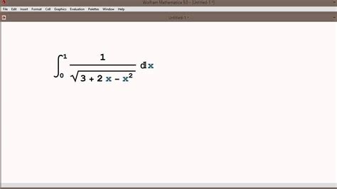wolfram mathematica definite integral
