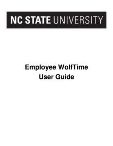 wolftime ncsu
