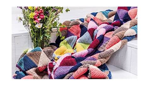 Landlust - Strickset Patchwork-Decke | Battaniye tığ, Baby knitting