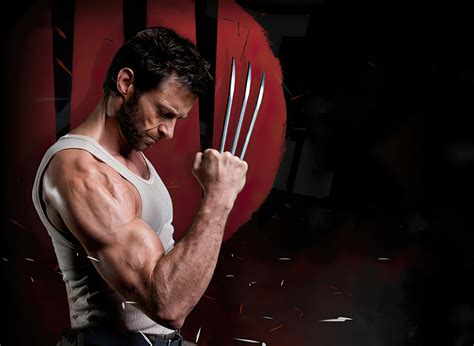 HollyWood Stars Hugh Jackman Wolverine Movie New HD Wallpaper 2013