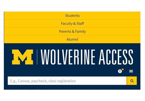 wolverine access umich student center